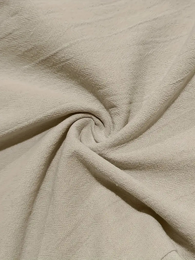 Yves | WIDE-LEG LINEN PANTS WITH DRAWSTRING