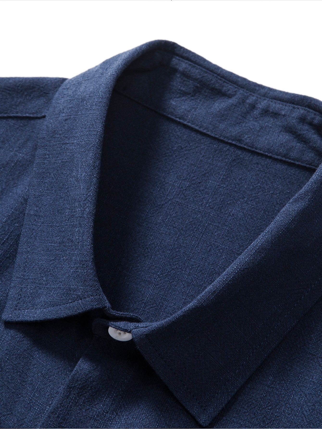 Darin | Linen and viscose blend shirt with buttons and straight linen pants
