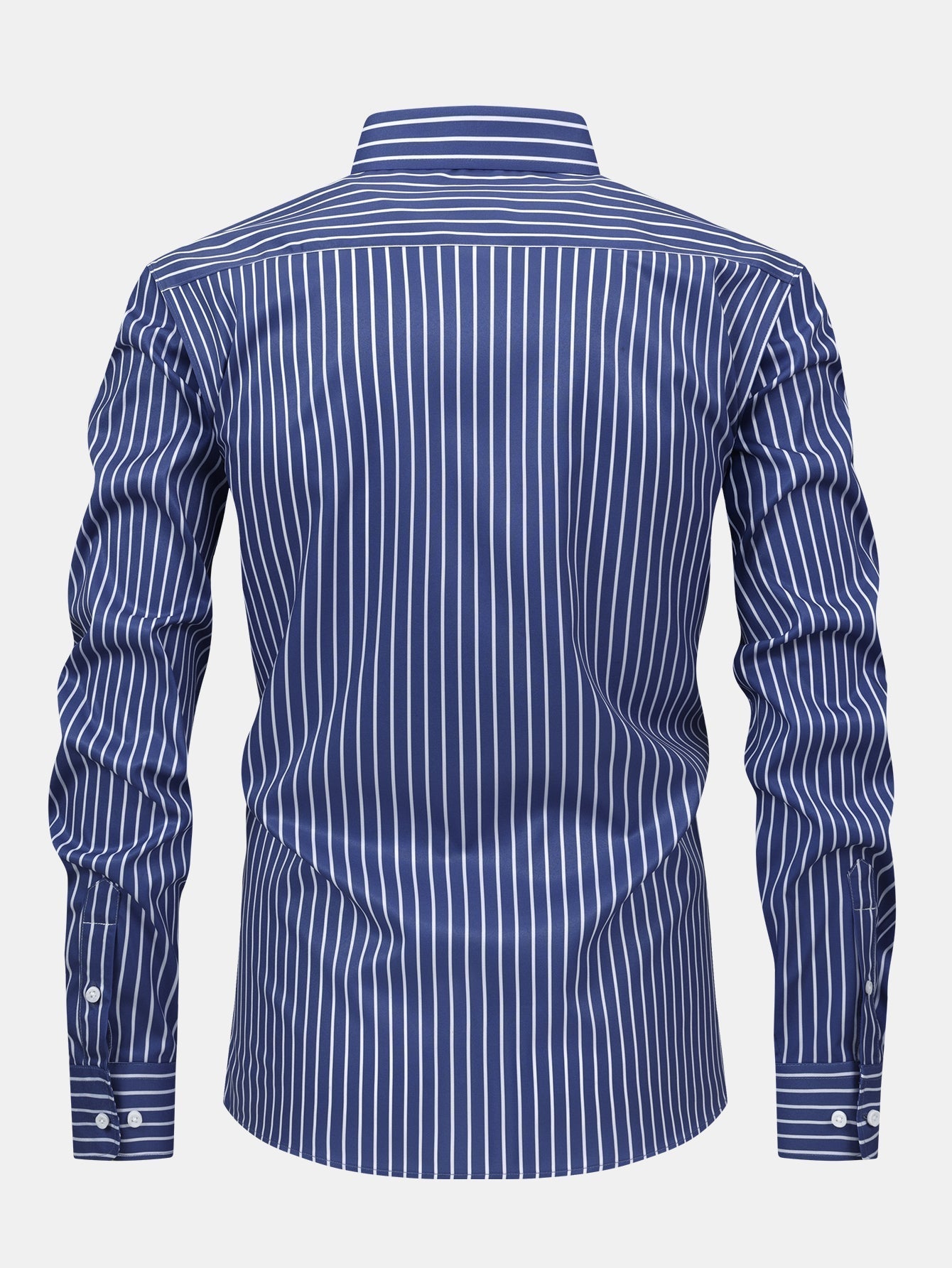 Nicholas | STRIPED LONG SLEEVE BUTTON-DOWN SHIRT