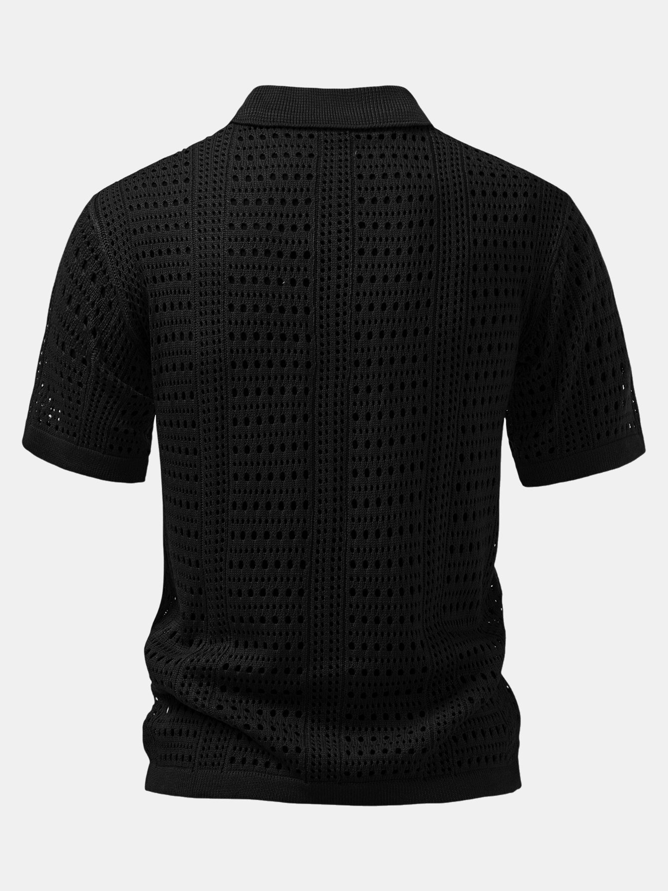 Dario | POLO WITH V IN CROCHET & PANTALONI IN LINO WITH GAMBA DRITTA