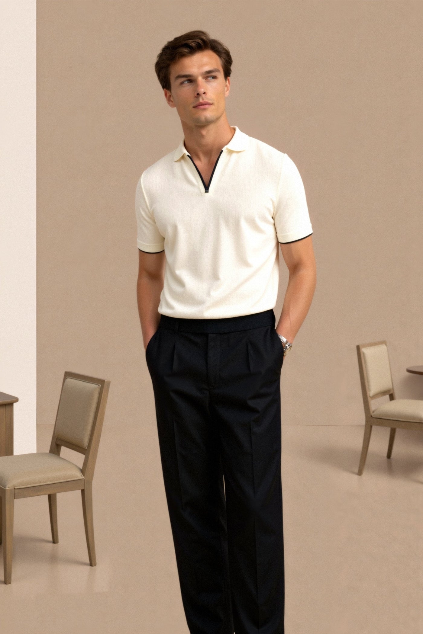 Saul | Sleeveless Polo Shirt