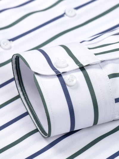 Noah | STRIPED LONG SLEEVE BUTTON-DOWN SHIRT