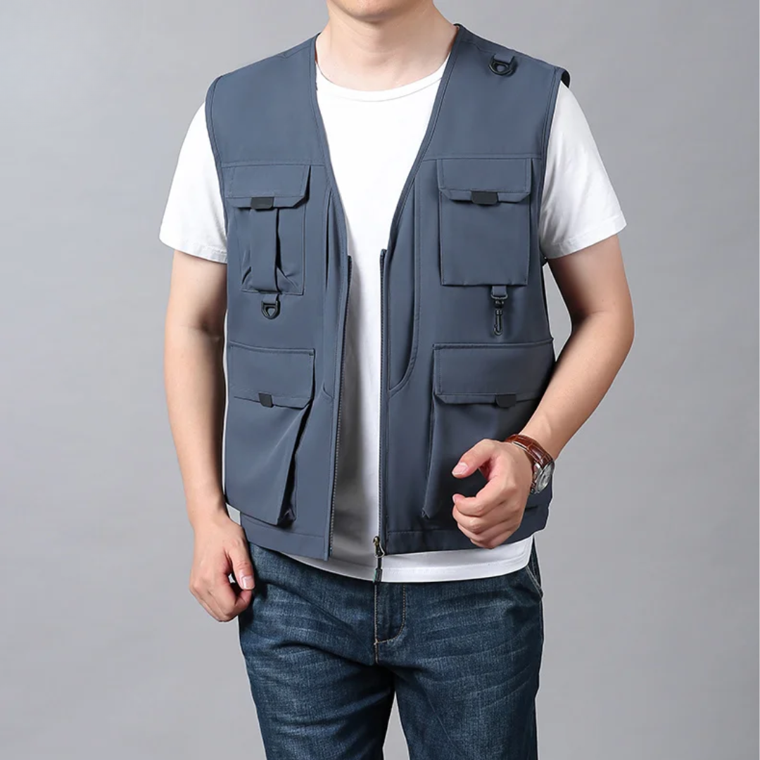 Saul | BREATHABLE MULTI-POCKET CARGO VEST