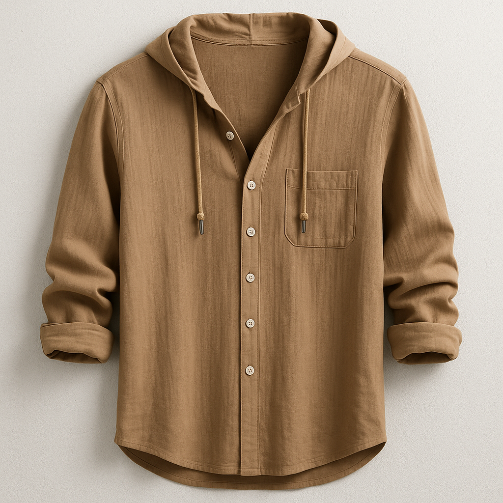 Hank | LUXURY HOODED SHIRT