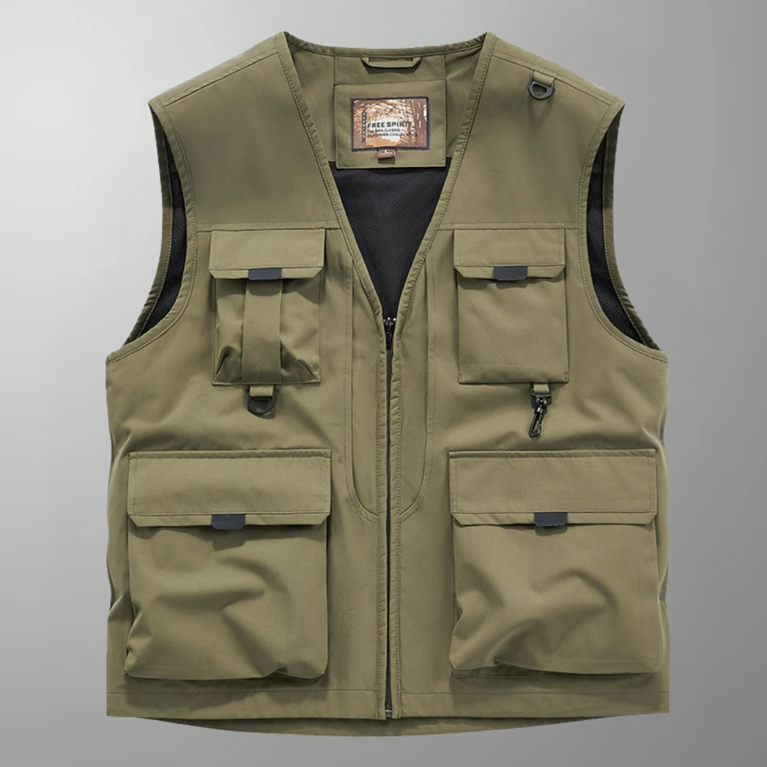 Saul | BREATHABLE MULTI-POCKET CARGO VEST