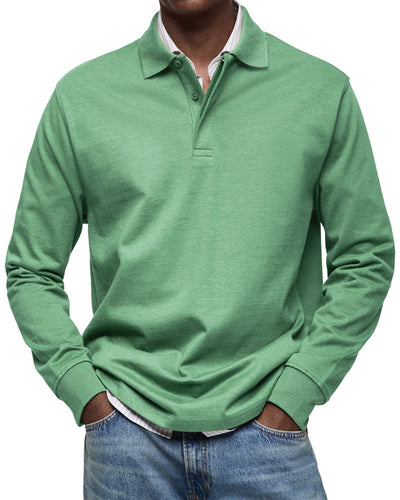 ROSSI ROMA | LUXURY LONG-SLEEVE POLO SHIRT