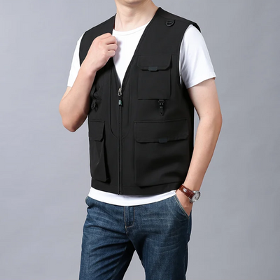 Saul | BREATHABLE MULTI-POCKET CARGO VEST