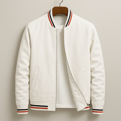 Jacob | Stylish Striped Bomber Jacket