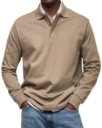 ROSSI ROMA | LUXURY LONG-SLEEVE POLO SHIRT