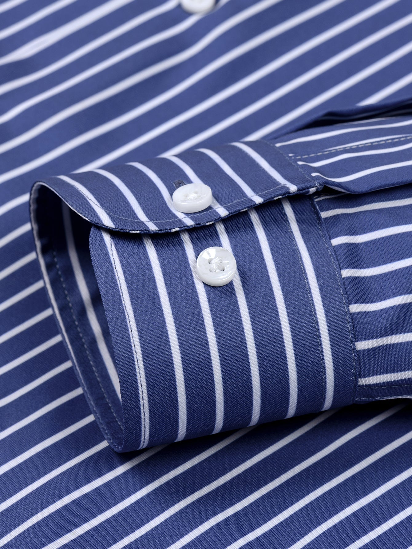 Nicholas | STRIPED LONG SLEEVE BUTTON-DOWN SHIRT