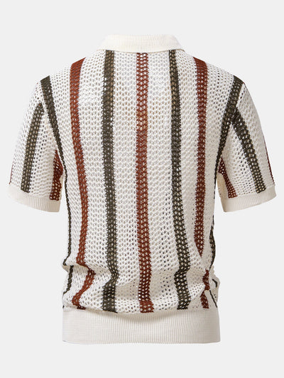 Edgar | CROCHET POLO & STRAIGHT LINEN PANTS