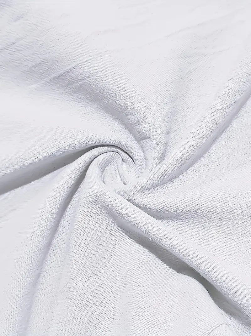 Yves | WIDE-LEG LINEN PANTS WITH DRAWSTRING