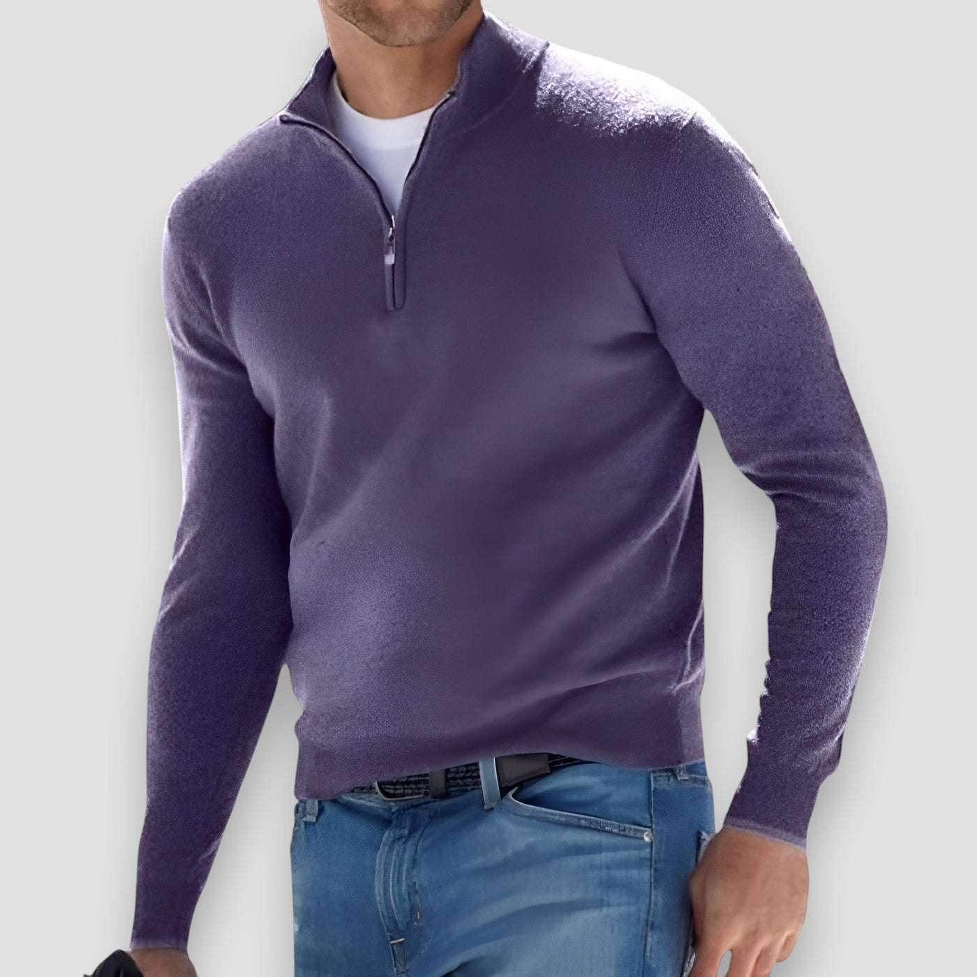 Ernie | Elegant Zip-Up Sweater