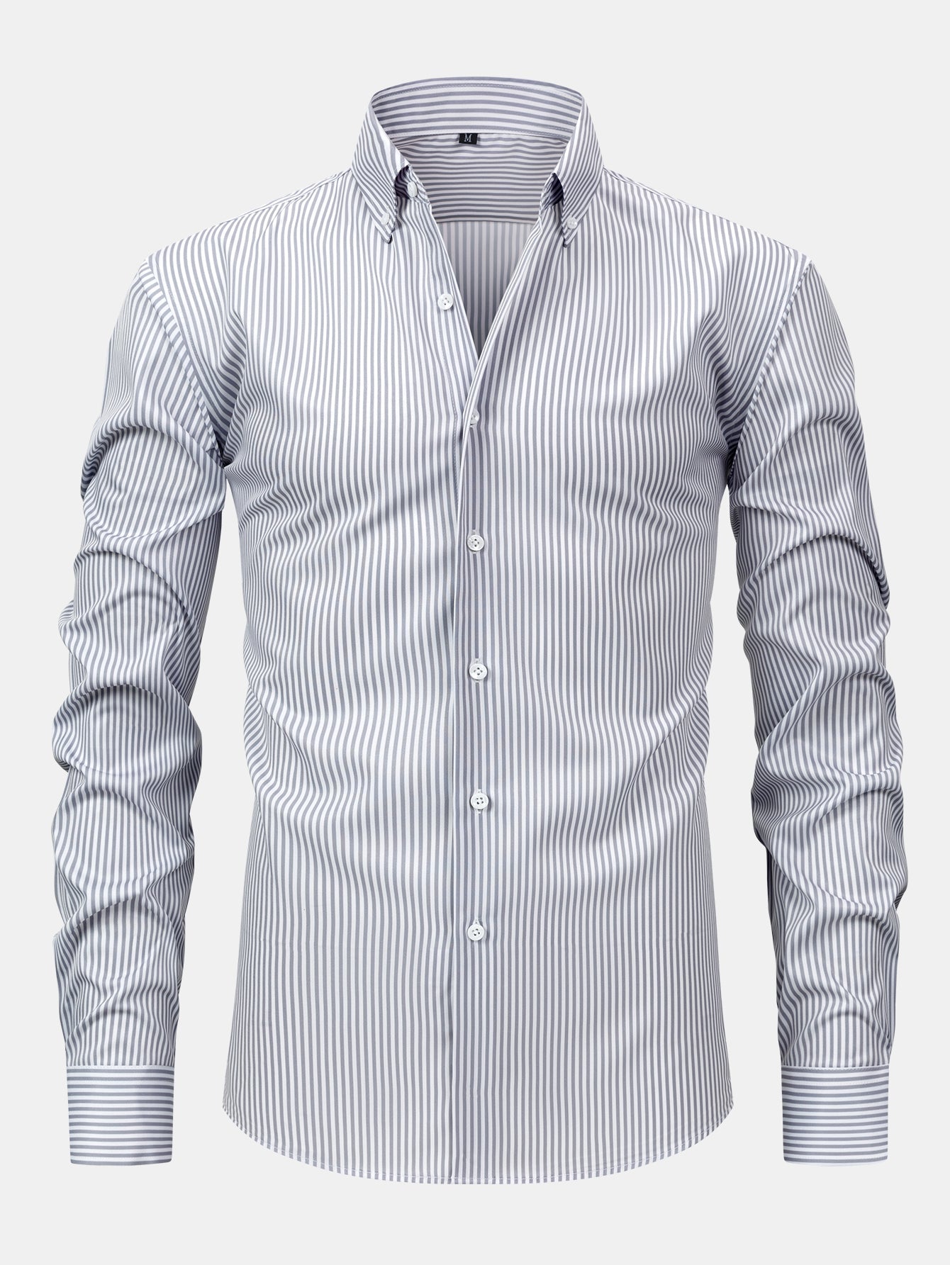 Nick | STRIPED LONG SLEEVE BUTTON-DOWN SHIRT
