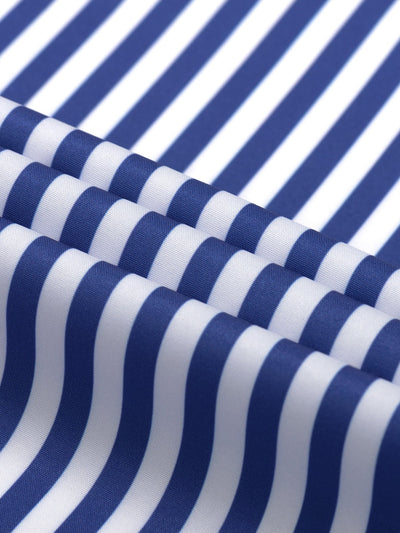Norman | STRIPED LONG SLEEVE BUTTON-DOWN SHIRT & SLIM FIT WIDE LEG PANTS