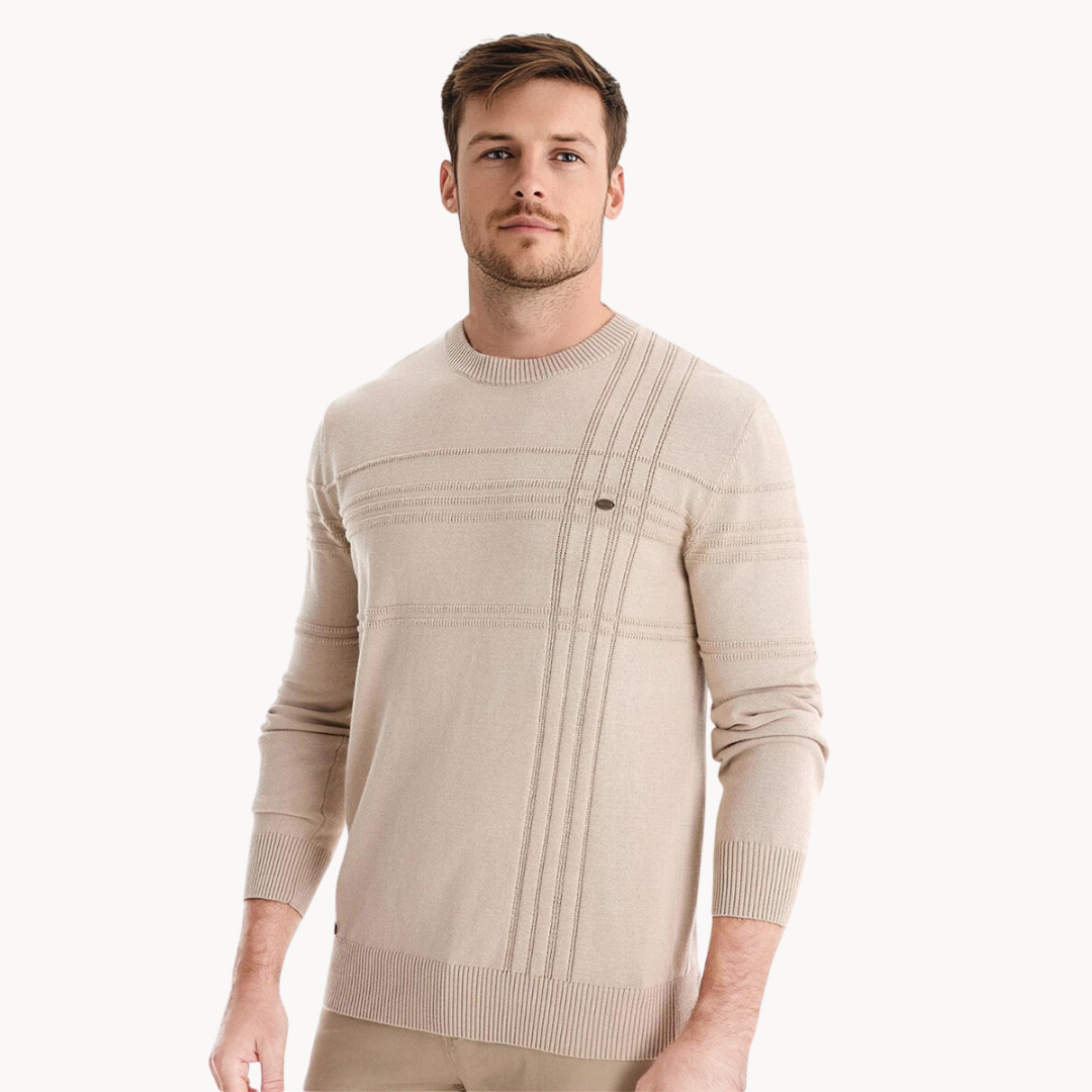 Fidel | MEN'S CHECKED KNITWEAR