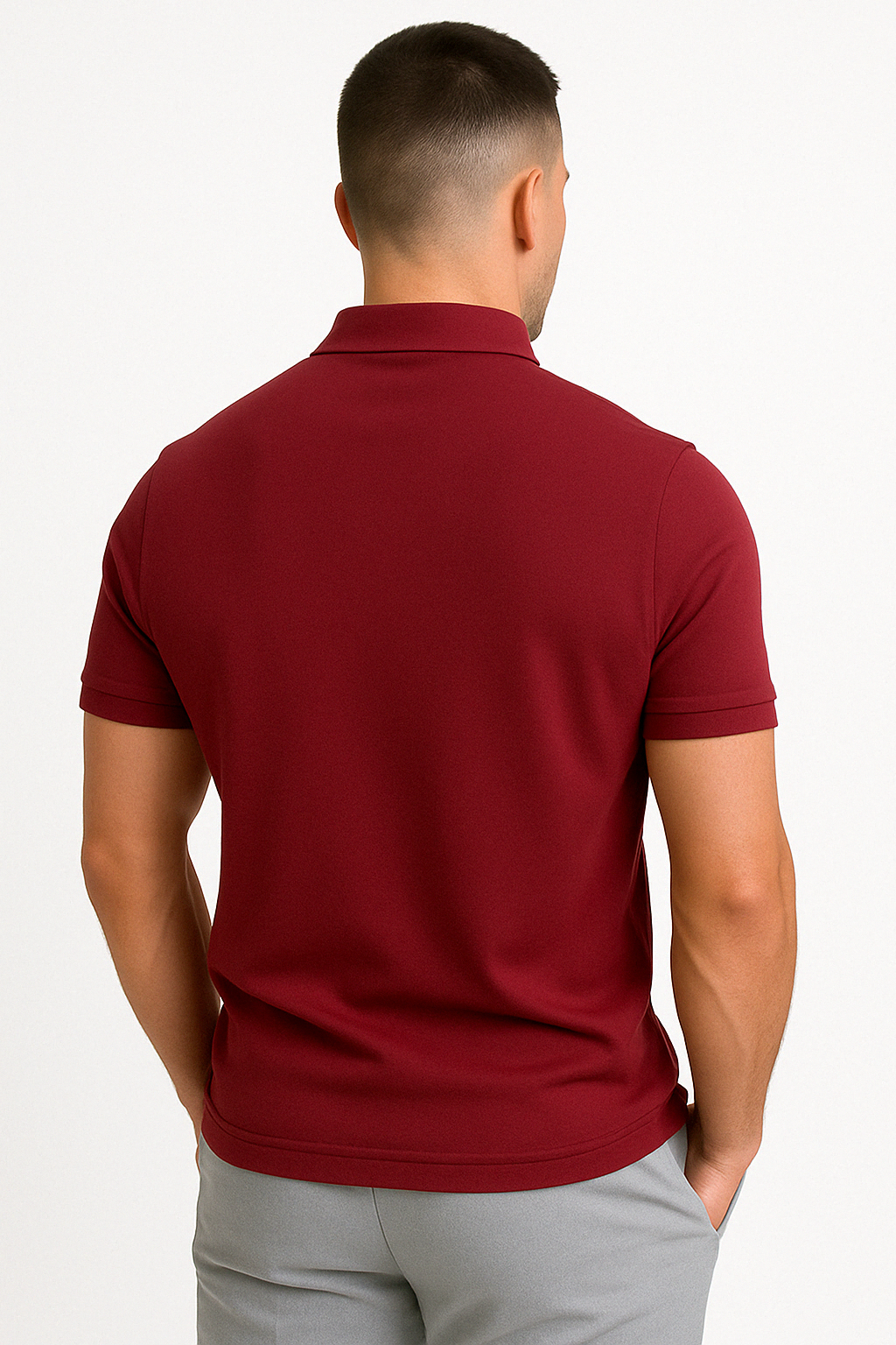Spencer | MODERN POLO SHIRT WITH MID-ZIP