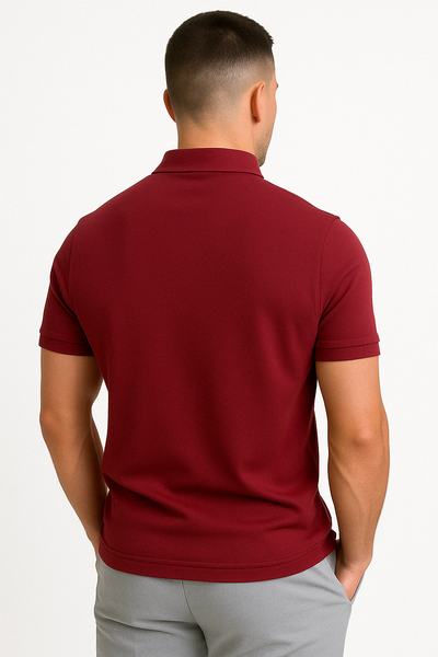 Spencer | MODERN POLO SHIRT WITH MID-ZIP