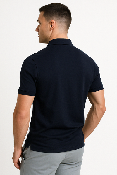 Spencer | MODERN POLO SHIRT WITH MID-ZIP