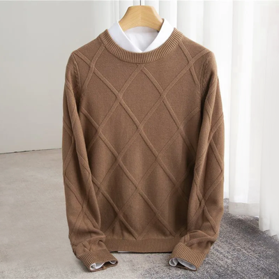 Chad | Argyle Cashmere Sweater