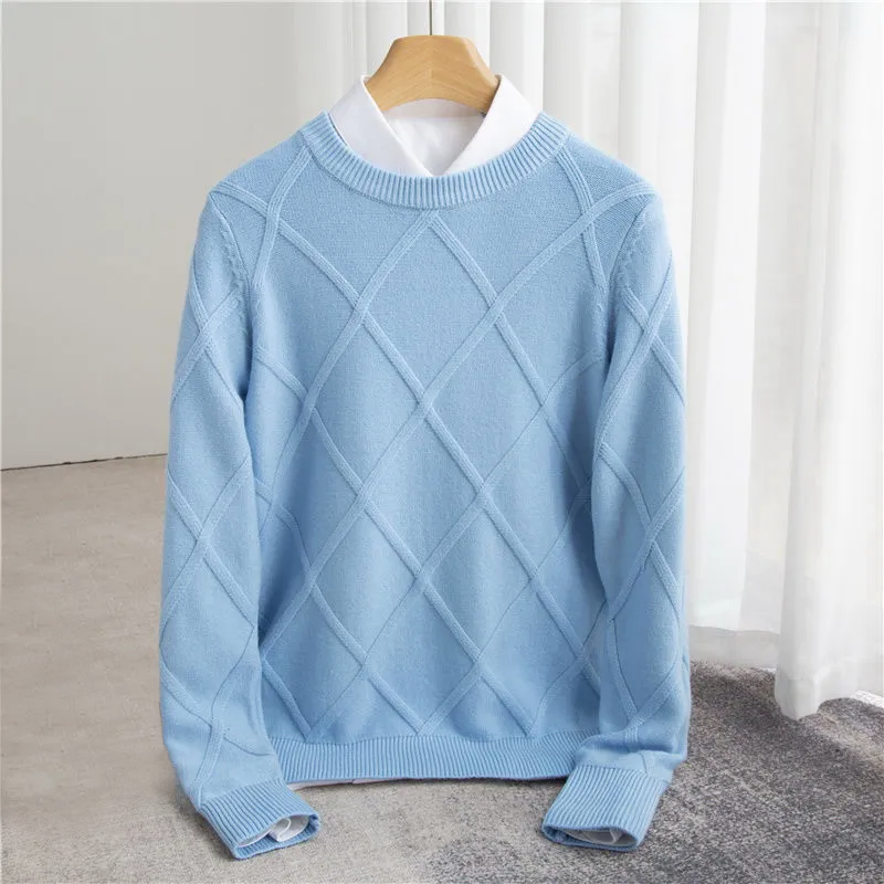 Chad | Argyle Cashmere Sweater