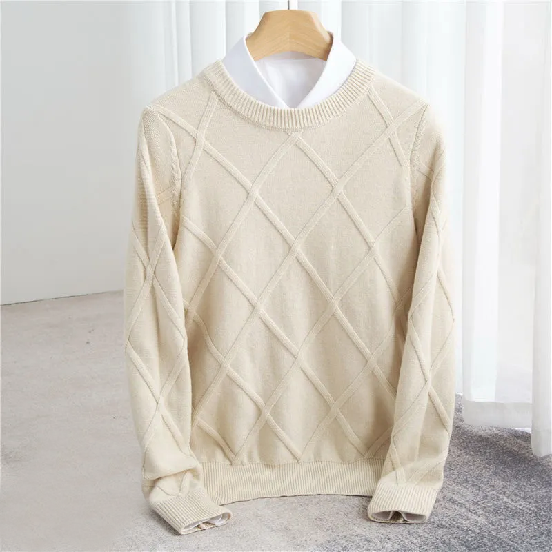 Chad | Argyle Cashmere Sweater