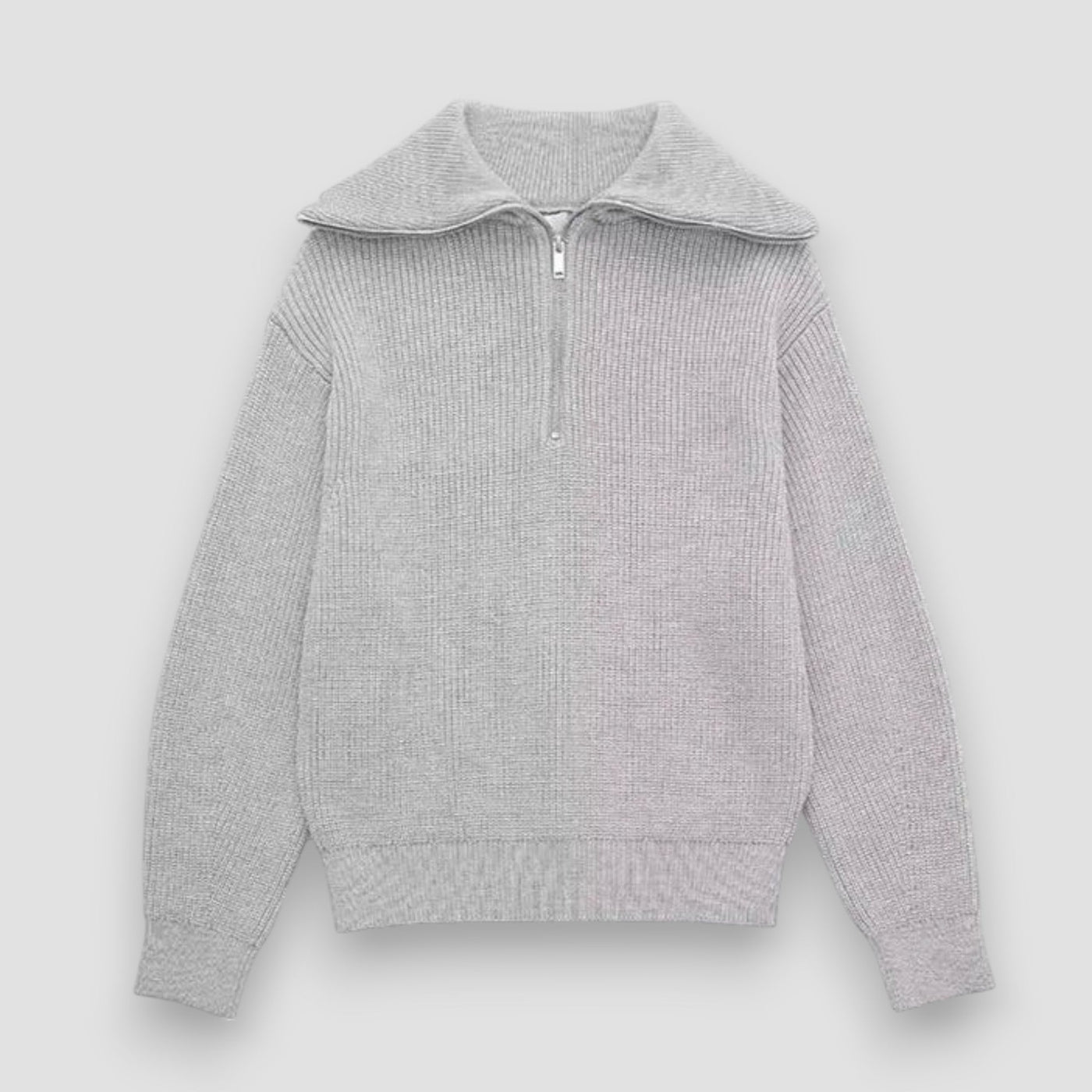Fidel | Striped Zip-Up Sweater