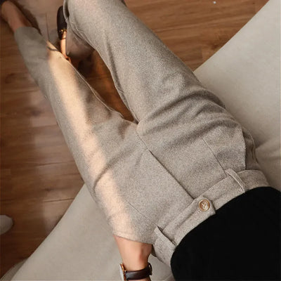 Augusto | ELEGANT PURE WOOL TAILOR-MADE PANTS