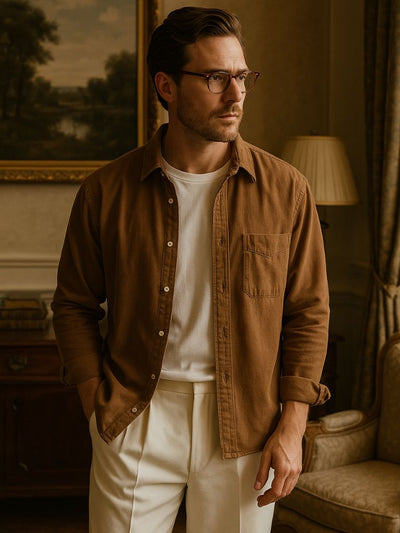 Scott | Casual Corduroy Shirt