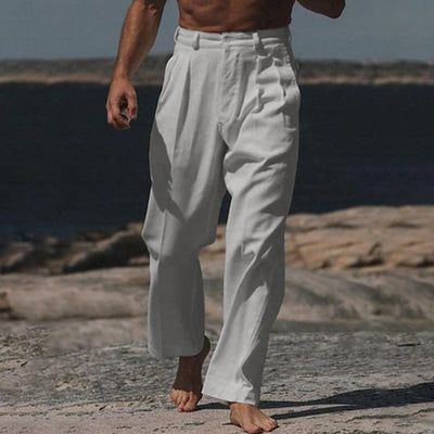 Guillermo | WIDE-LEG LINEN PANTS