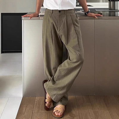Trent | WIDE-LEG LINEN PANTS