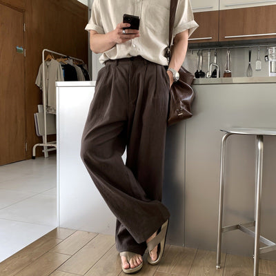 Trent | WIDE-LEG LINEN PANTS
