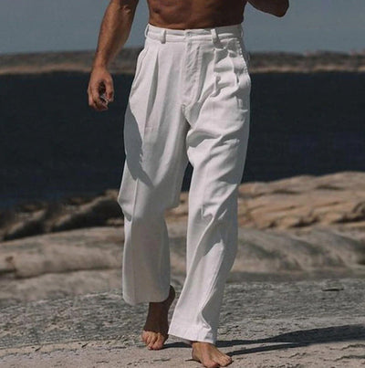 Guillermo | WIDE-LEG LINEN PANTS