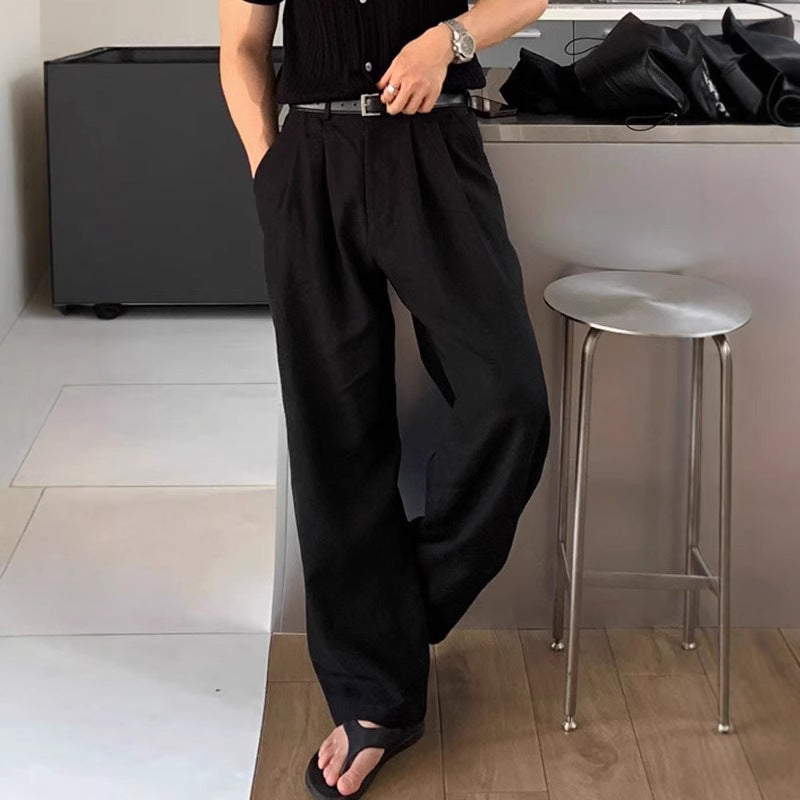 Trent | WIDE-LEG LINEN PANTS