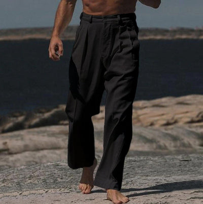 Guillermo | WIDE-LEG LINEN PANTS