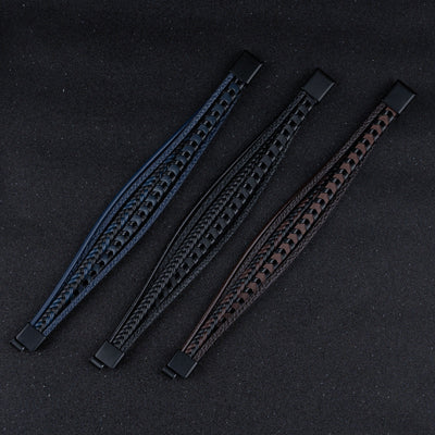 Russell | LUXURY LEATHER MEN'S BRACELET