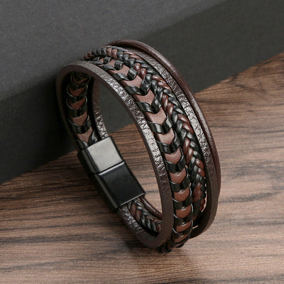 Russell | LUXURY LEATHER MEN'S BRACELET