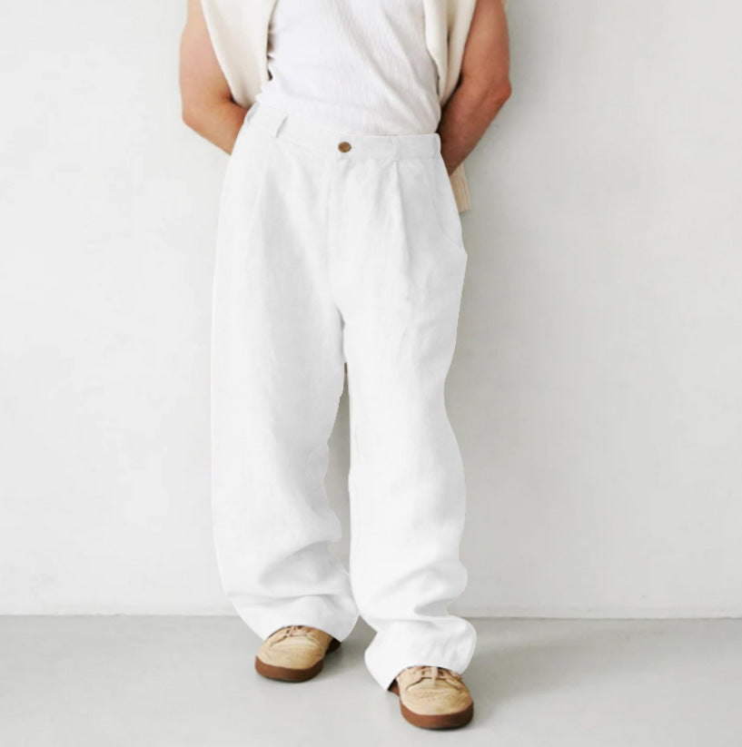 Rudolph | WIDE-LEG LINEN PANTS