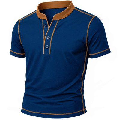 Zane | HENLEY SHIRT WITH EMBER EDGE