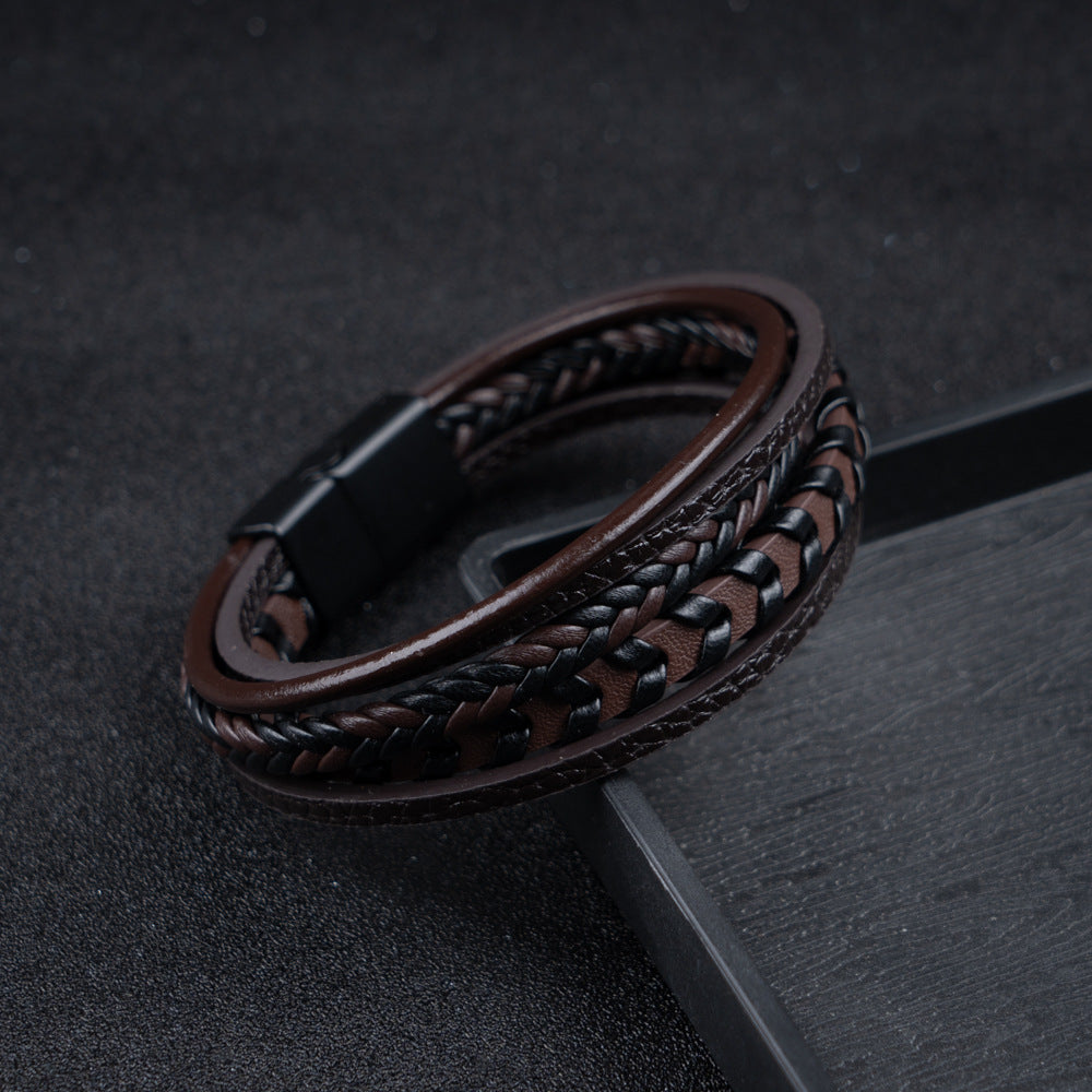Russell | LUXURY LEATHER MEN'S BRACELET