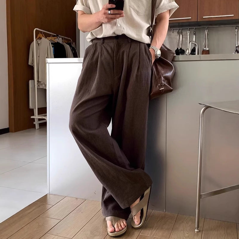 Trent | WIDE-LEG LINEN PANTS