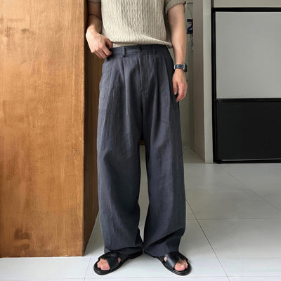 Trent | WIDE-LEG LINEN PANTS