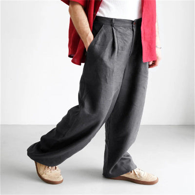 Rudolph | WIDE-LEG LINEN PANTS