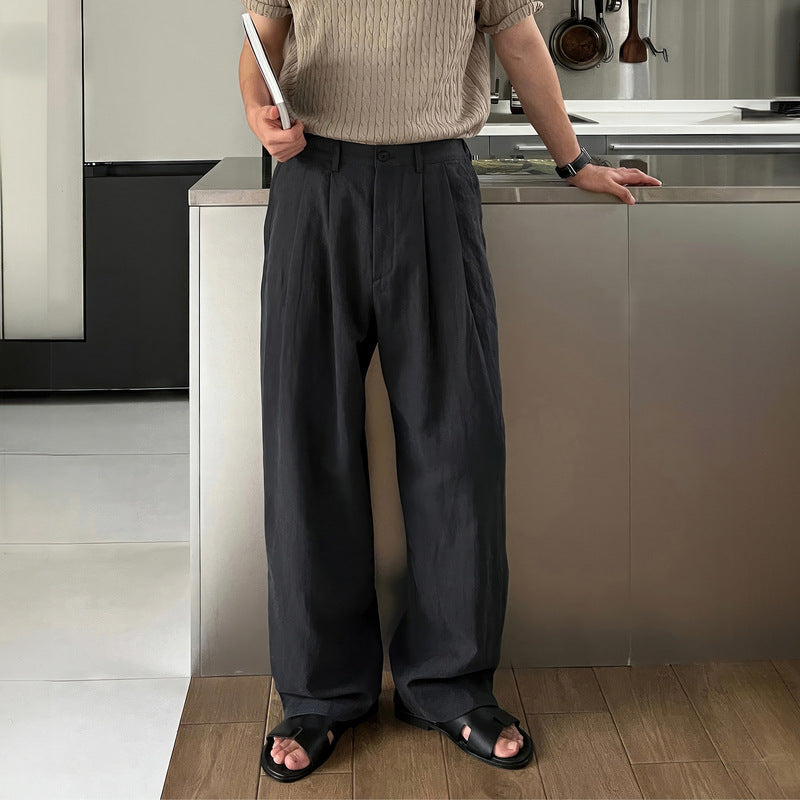 Trent | WIDE-LEG LINEN PANTS
