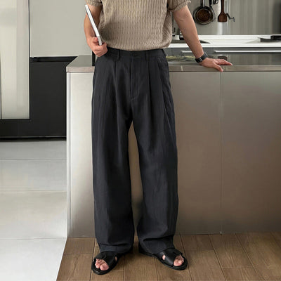 Trent | WIDE-LEG LINEN PANTS