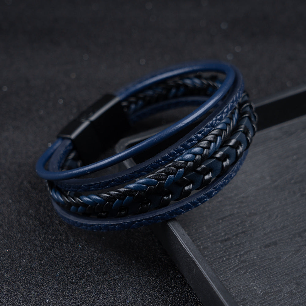 Russell | LUXURY LEATHER MEN'S BRACELET
