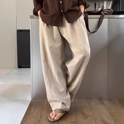 Trent | WIDE-LEG LINEN PANTS