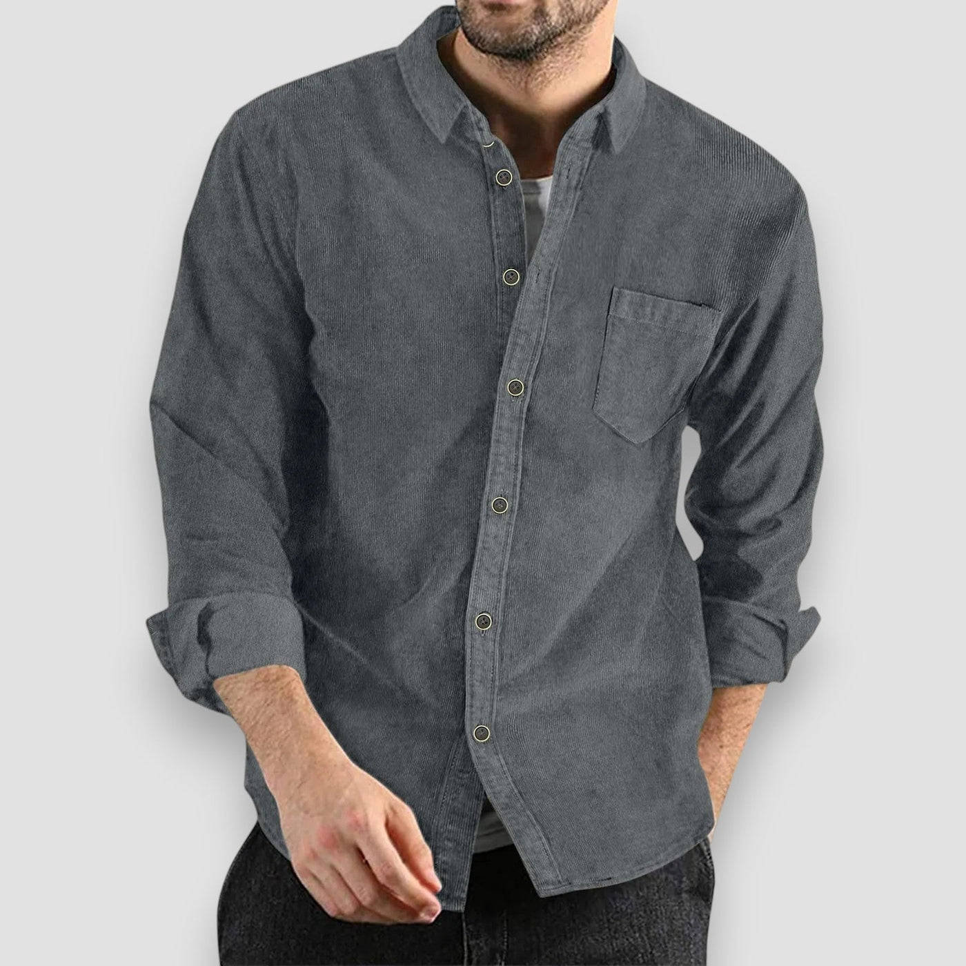 Chad | Comfortable Corduroy Shirt