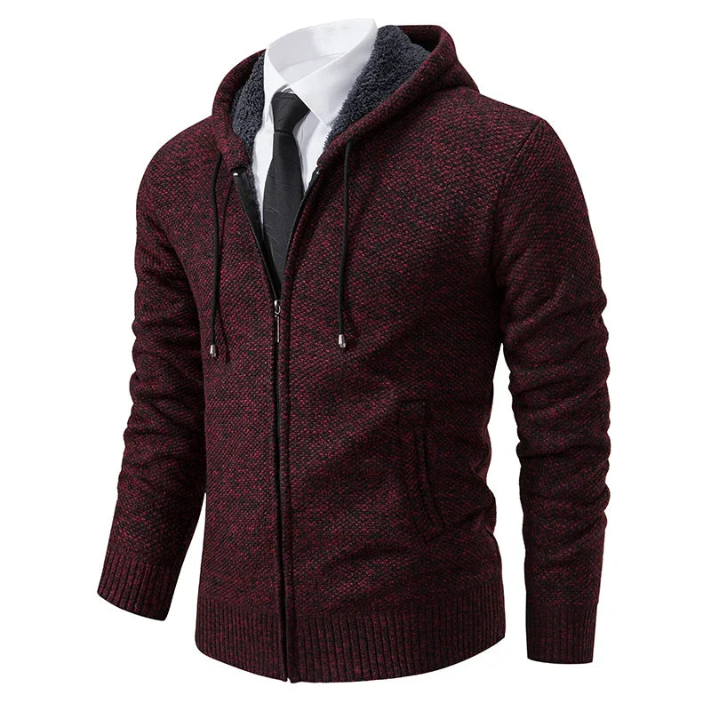 Ryan | Fleece Zip-Up Cardigan