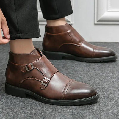 John | Double Buckle Ankle Boots